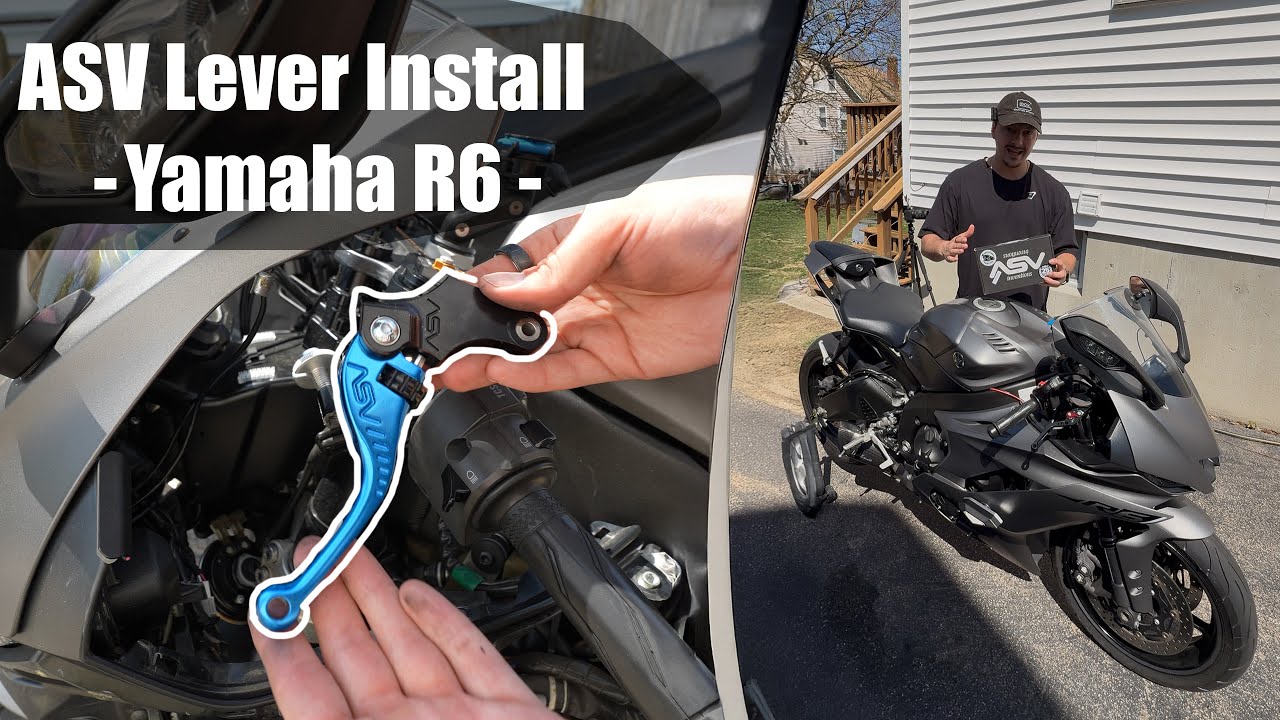 ASV Lever Install - Yamaha R6 (same process for R3 and R1)