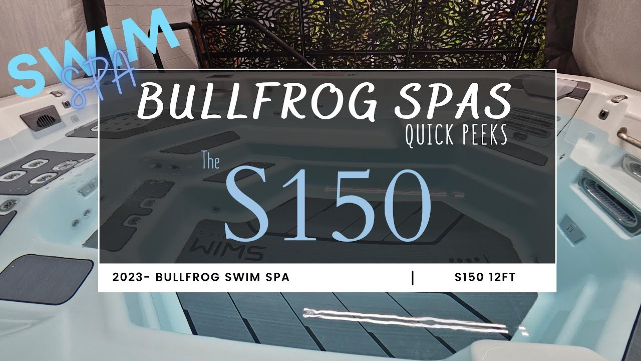 S150 Swim Spa | Bullfrog Spas Swim Spa | NEW