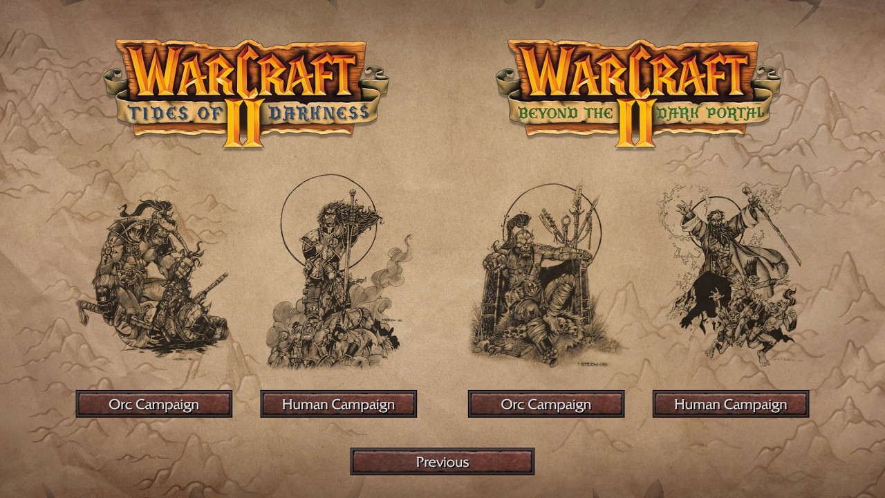 Warcraft 2 Remastered Orc Campaign 6 and 7 The Badlands and The Fall of Stromgarde