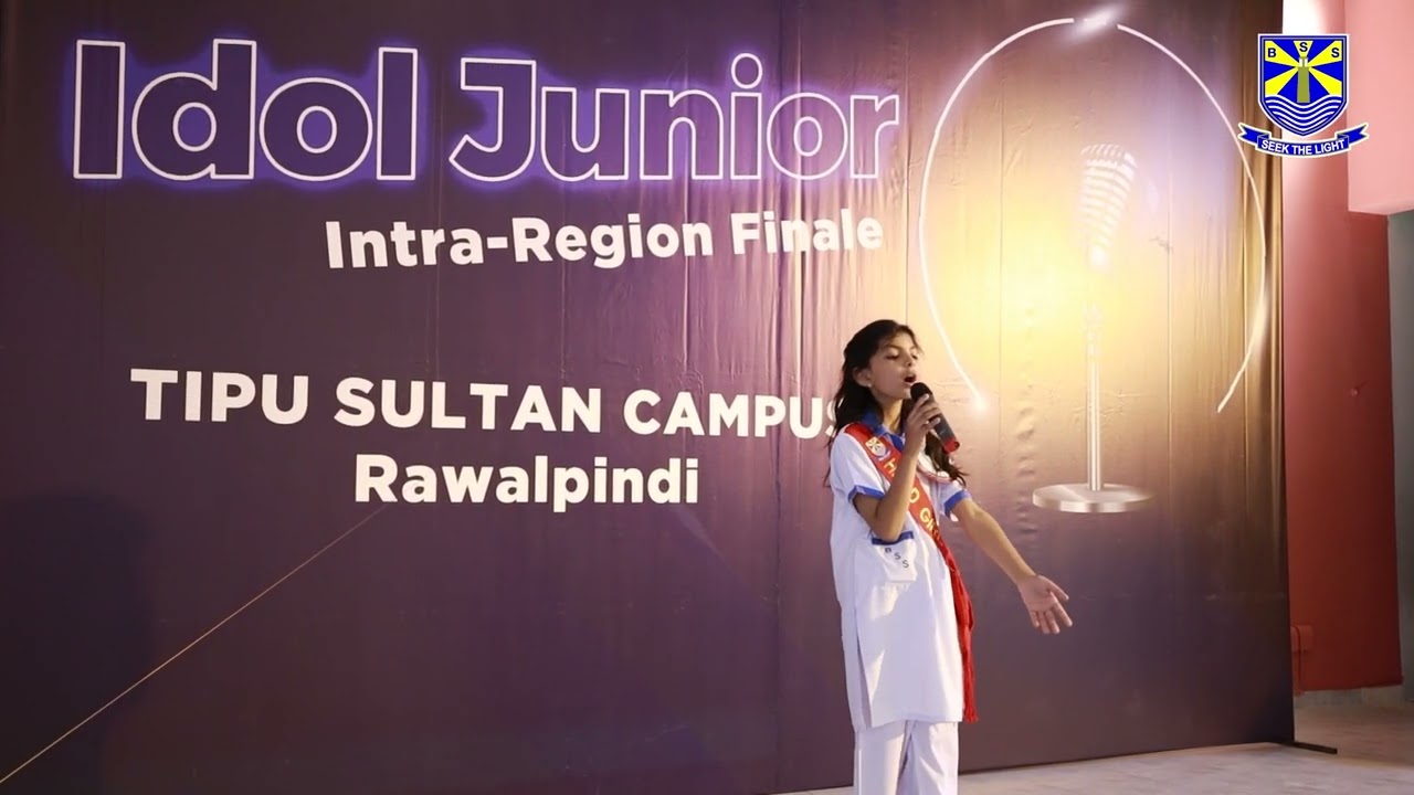 Beaconhouse Idol Junior Intra Region (NORTH) Grande Finale 2022, Beaconhouse Tipu Sultan Campus