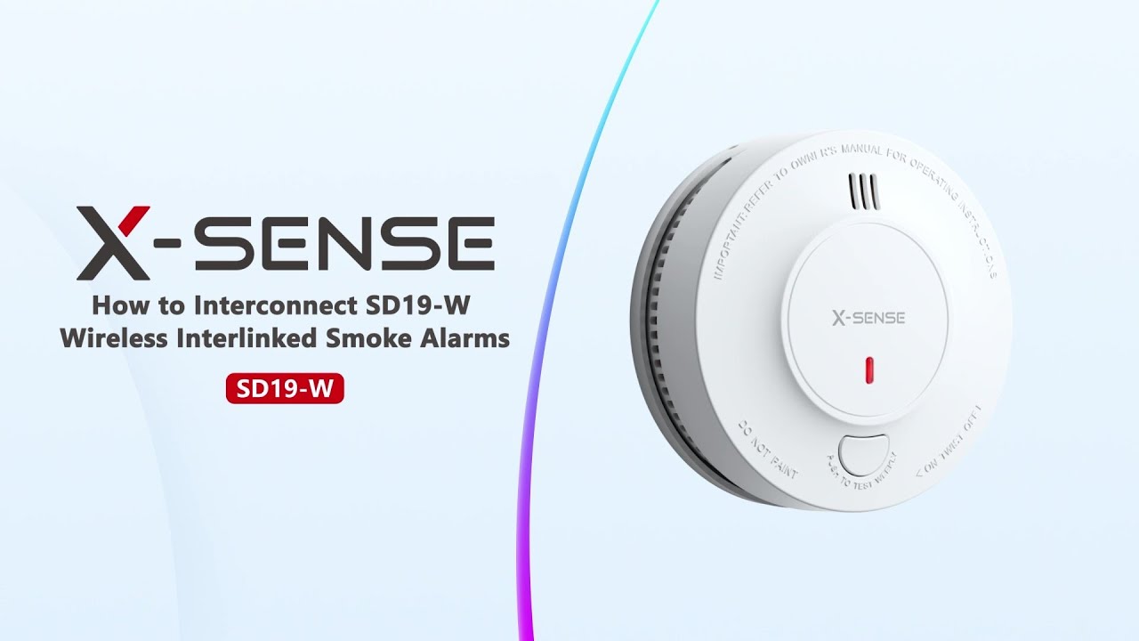 How to Interconnect SD19-W Wireless Interlinked Smoke Alarms？