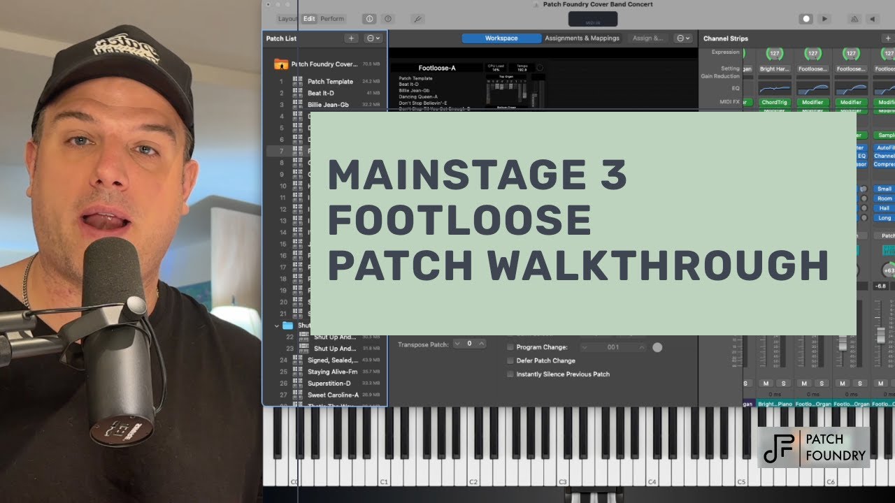 MainStage 3 Footloose Patch Walkthrough