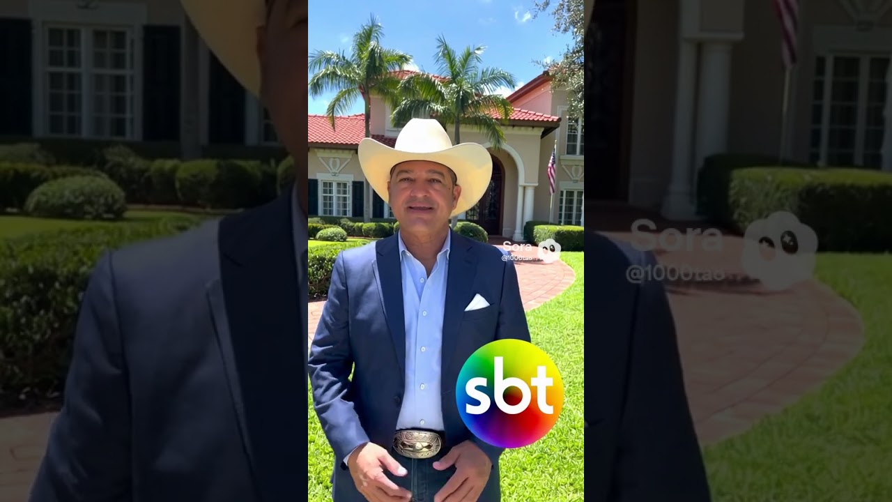 #silviosantos #cowboy #estadosunidos #brasil #Deus#sbtes