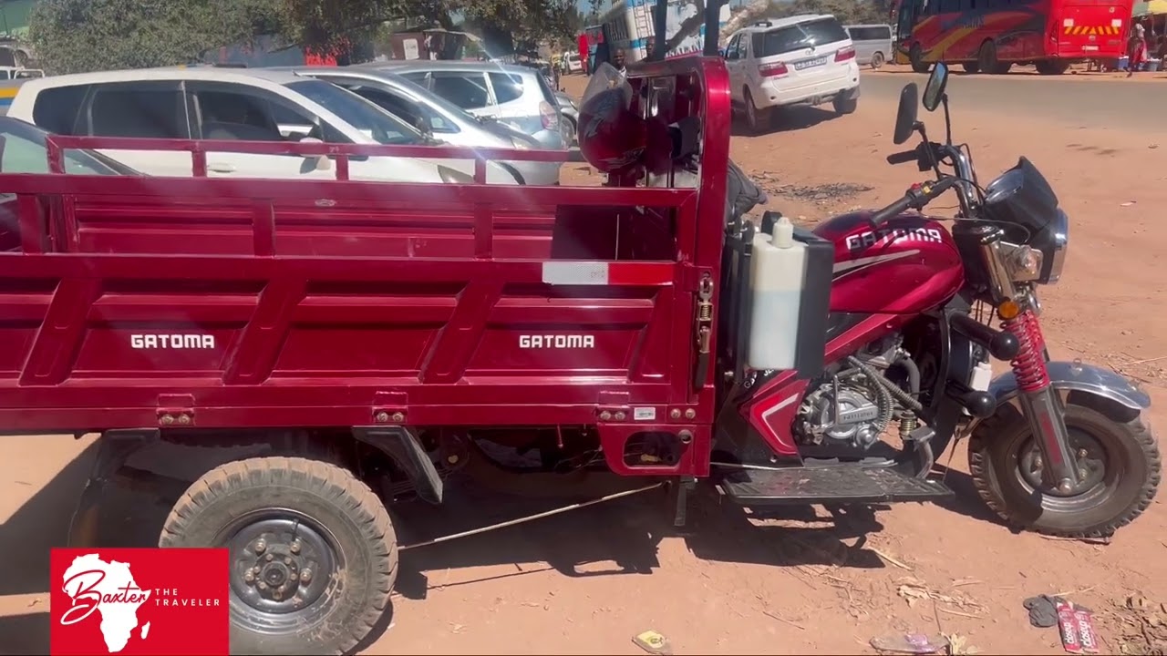 Gatoma bikes with trailers at Showground Domboshava in Zimbabwe 🇿🇼