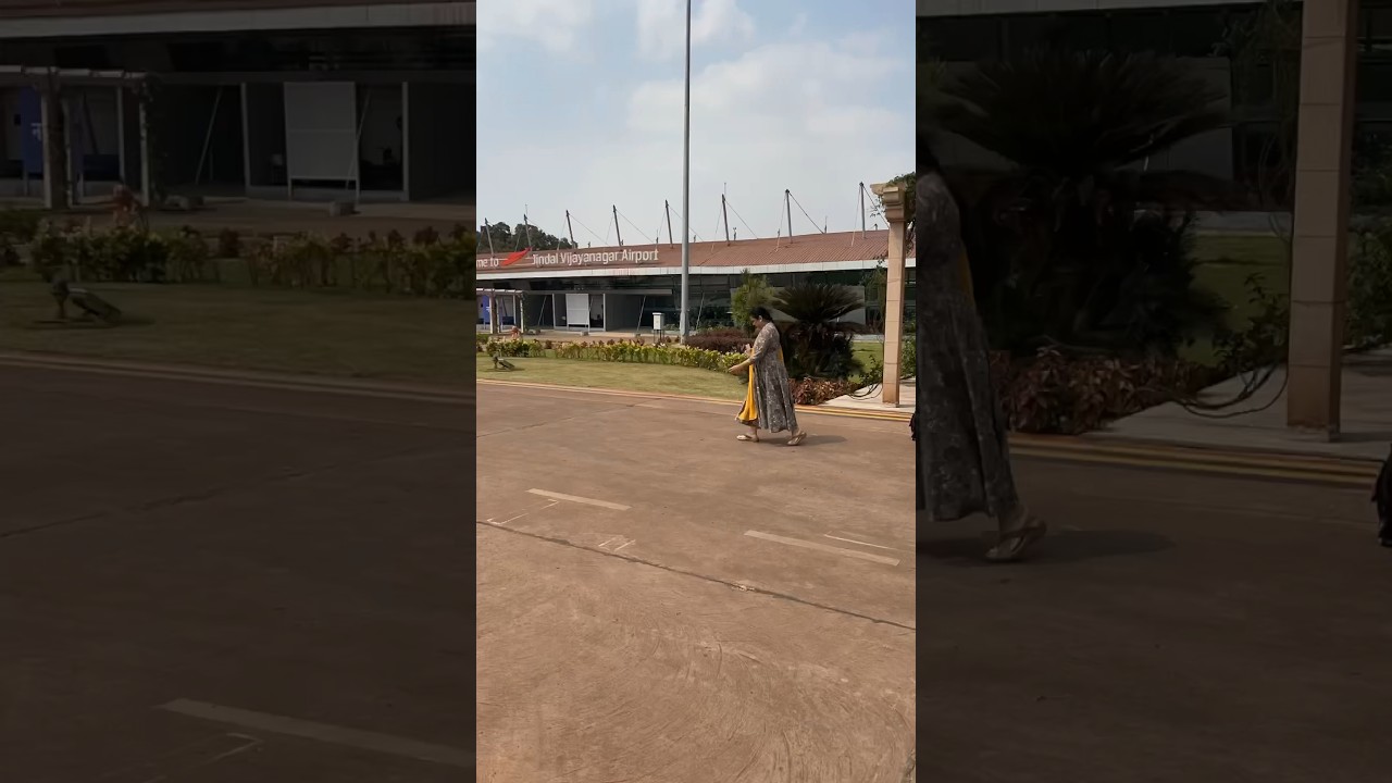 Sandur, Vidhyanagar airport #hampi  #ballari #hospet   Cute airport! #karnataka #4k  in 10 seconds!