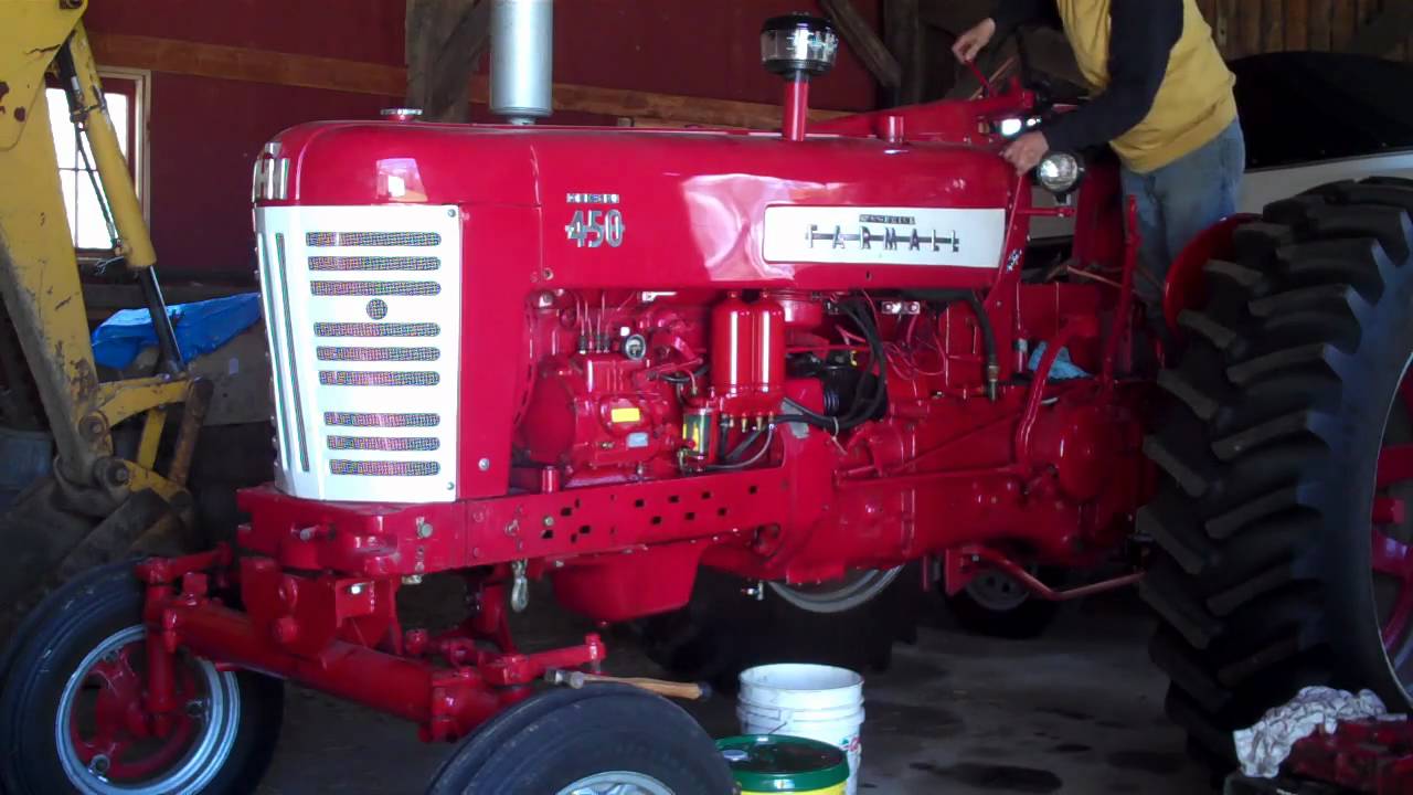 Installing a  rebuilt injector pump on a Farmall 450