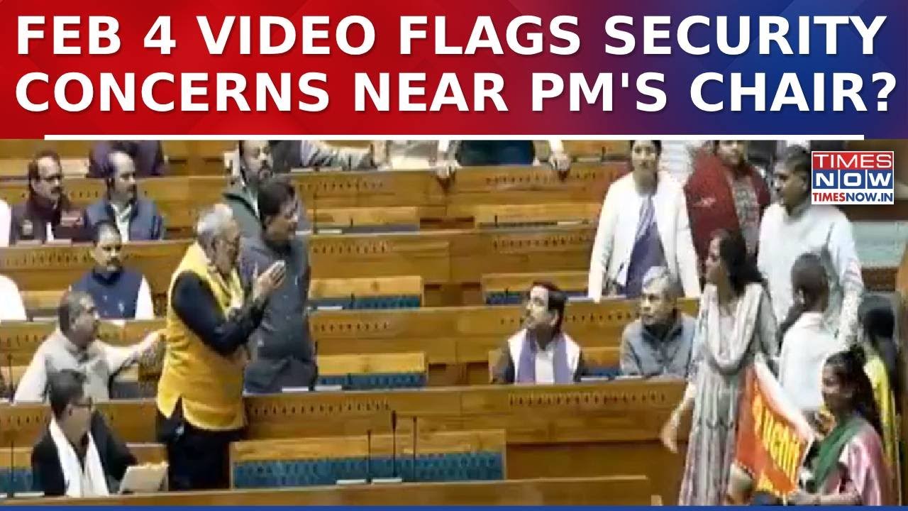 Parliament Storm: February 4 Video Raises Serious Security Concerns Near PM’s Chair? Watch