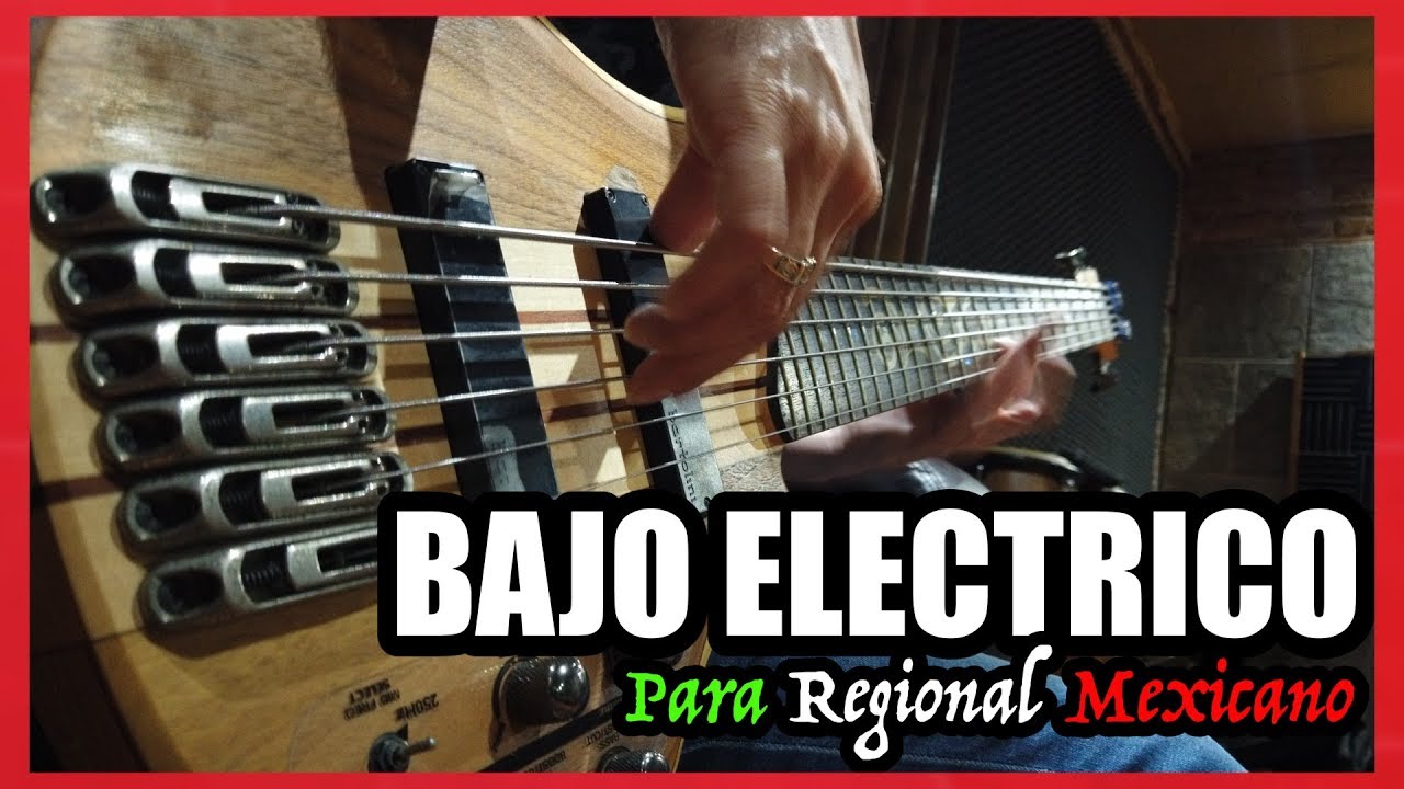 Como Grabar un Bajo Electrico Para Sierreño Campirano y Norteño (REGIONAL MEXICANO)