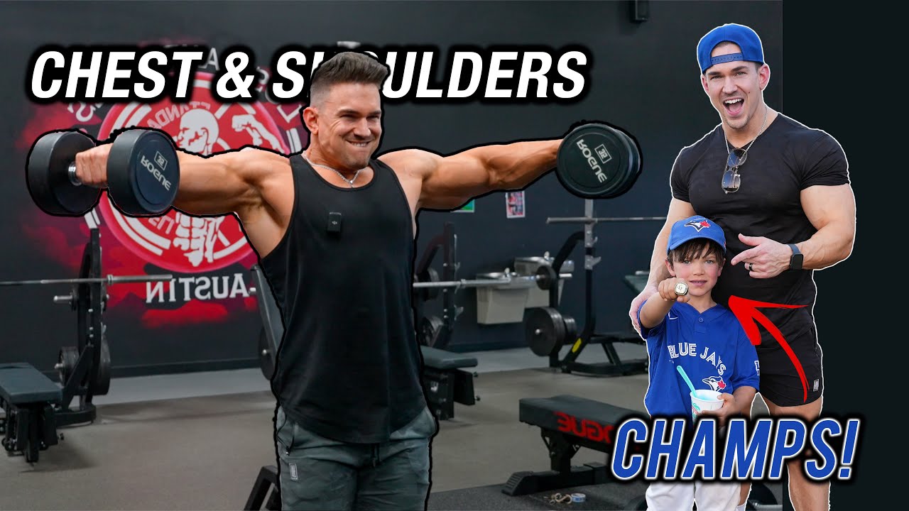 WE ARE THE CHAMPS | FULL CHEST & SHOULDER WORKOUT