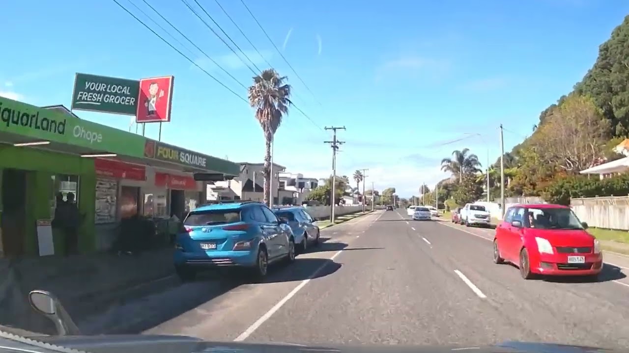 Whakatane to Ohiwa in the Bay of Plenty, New Zealand. Virtual Drive 54 in the 