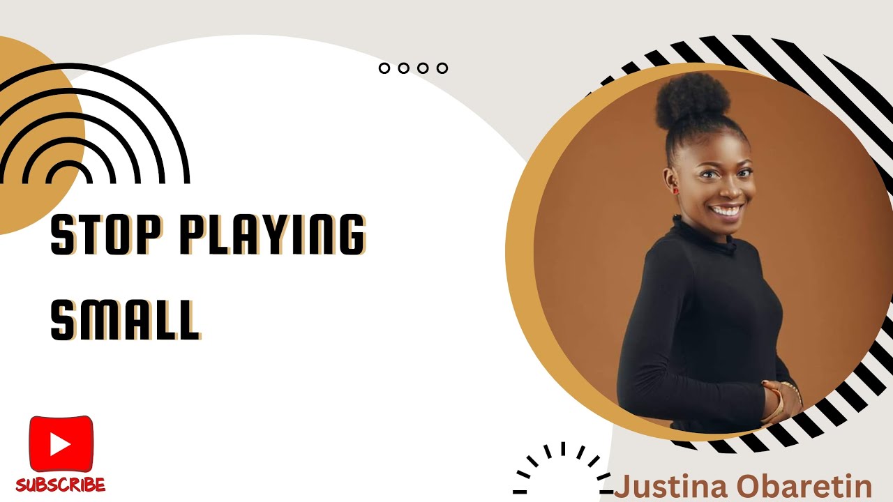 🛑 STOP PLAYING SMALL #selftalk #motivation #youngpreneur #entrepreneur #ceotalk #ceojourney