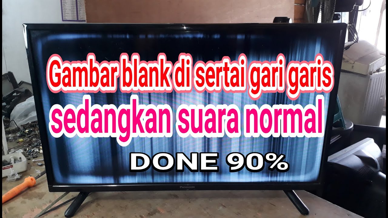 Cara Perbaiki TV LED Bergaris Vertical - PANASONIC TH 32E302G