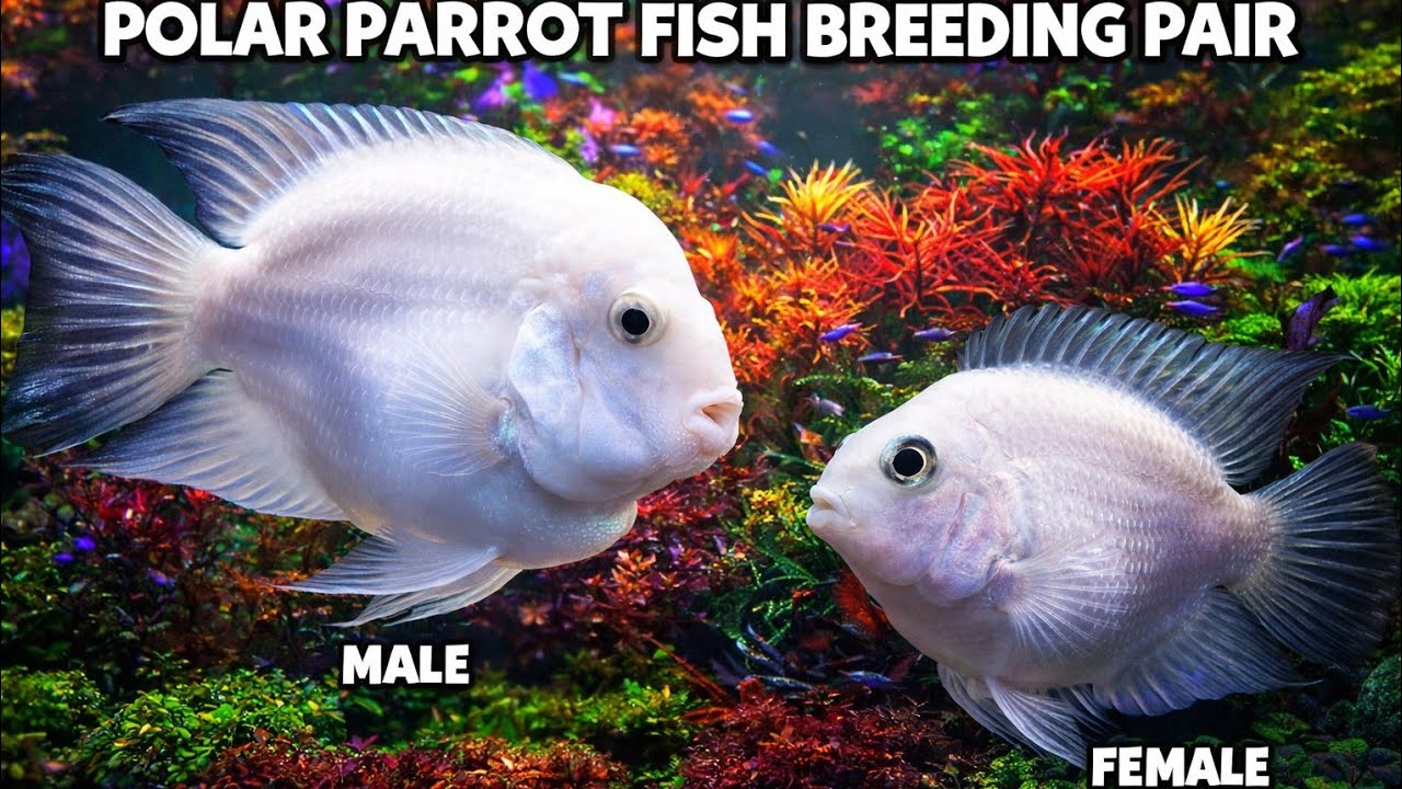 🔥 POLAR BLUE & POLAR WHITE PARROTFISH – MALE vs FEMALE IDENTIFICATION GUIDE! 🔥