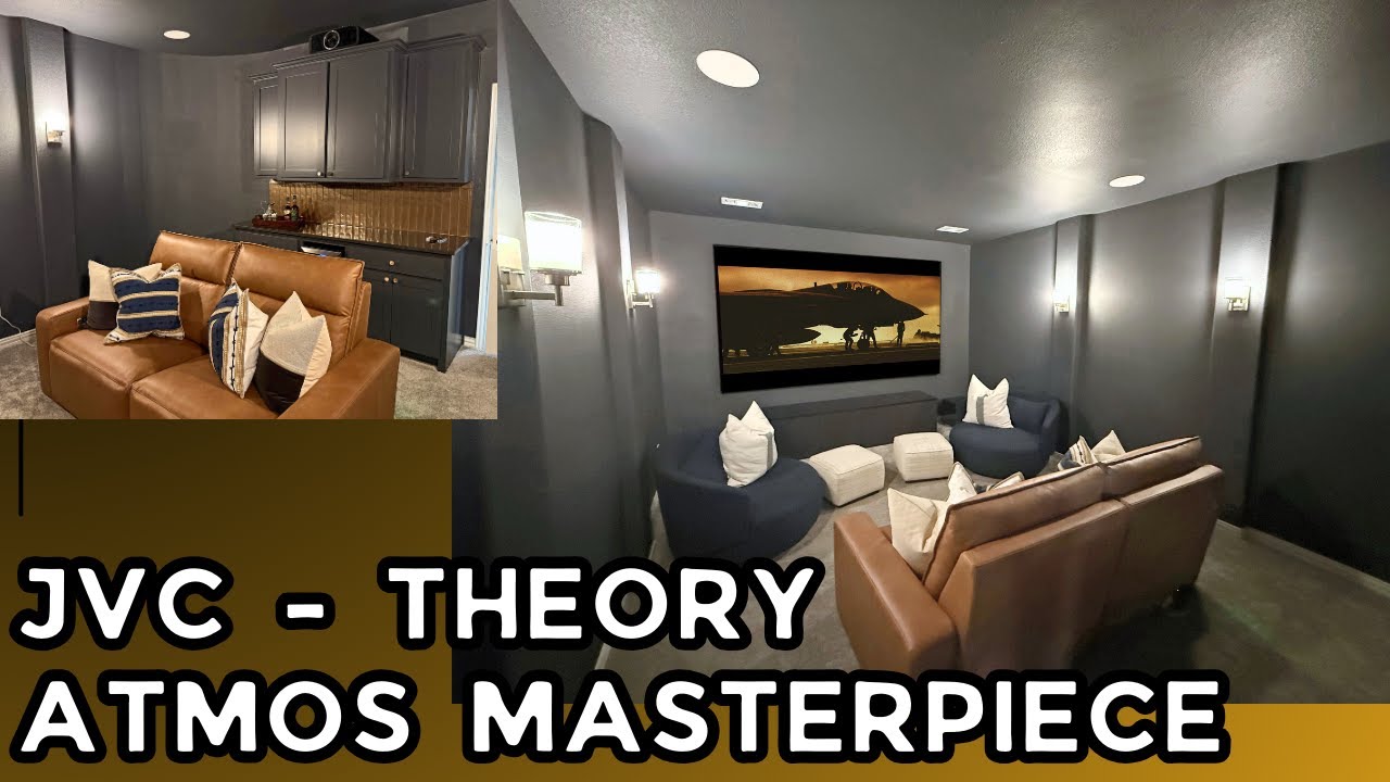 Super sexy Media Room. Hidden Projector. Theory Audio speakers. JVC and more. Amazing for $30K