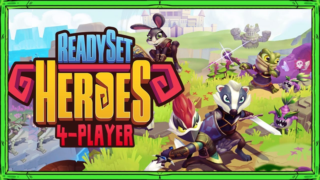 ReadySet Heroes - RACE THROUGH THE DUNGEON! (4 Player Gameplay)