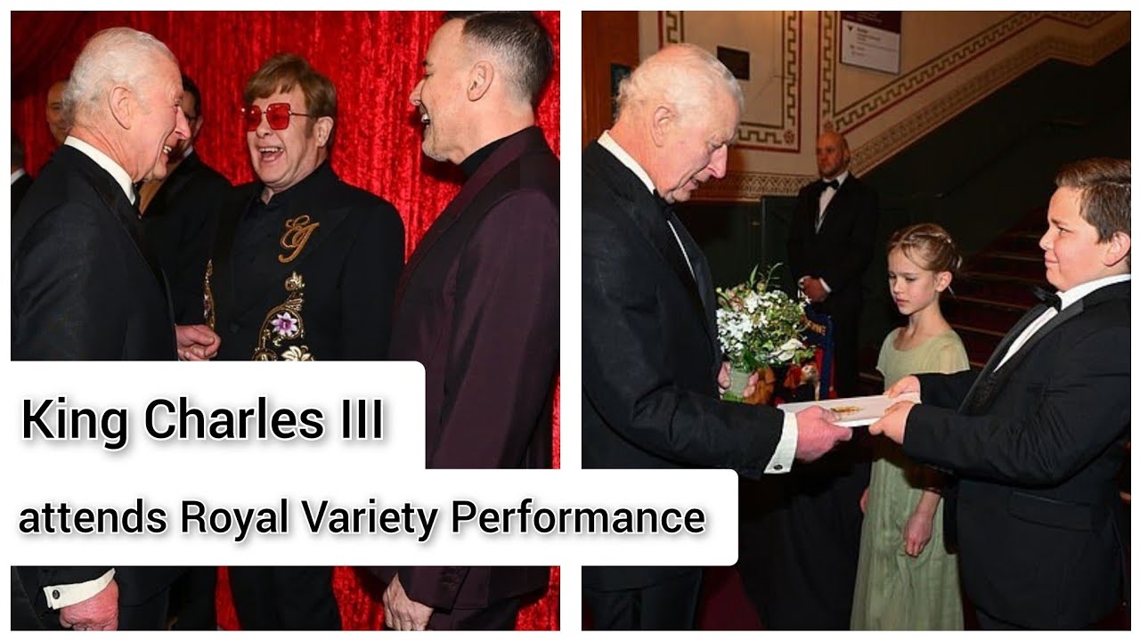 Dapper King Charles' attends GLITZY Royal Variety Performance in London