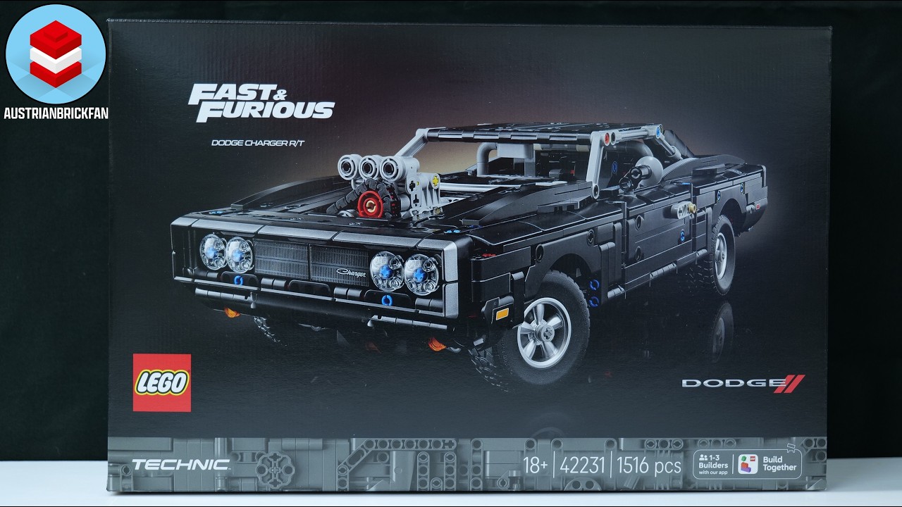 LEGO Technic 42231 Fast & Furious Dodge Charger R/T Speed Build
