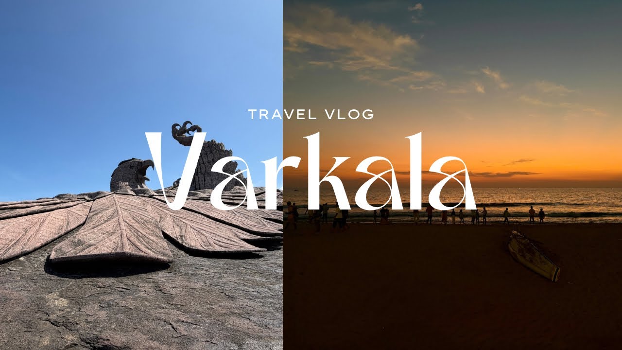 VARKALA : Most Beautiful Place Of Kerala | Jatayu Park, Varkala Beach |