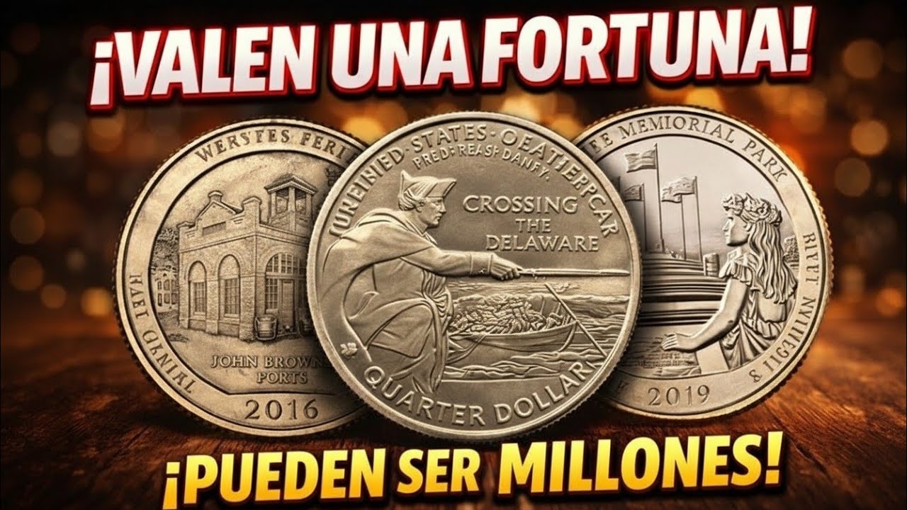 ¿Tienes Estas 3 Monedas de Quarter Dollar? 💰 Subastas Pagan Fortunas