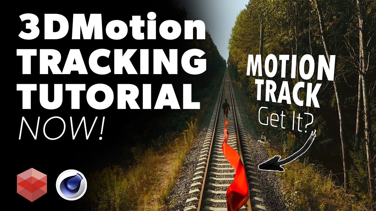 c4d Tutorial - 3D Motion Tracking and Compositing [Redshift / After Effects]