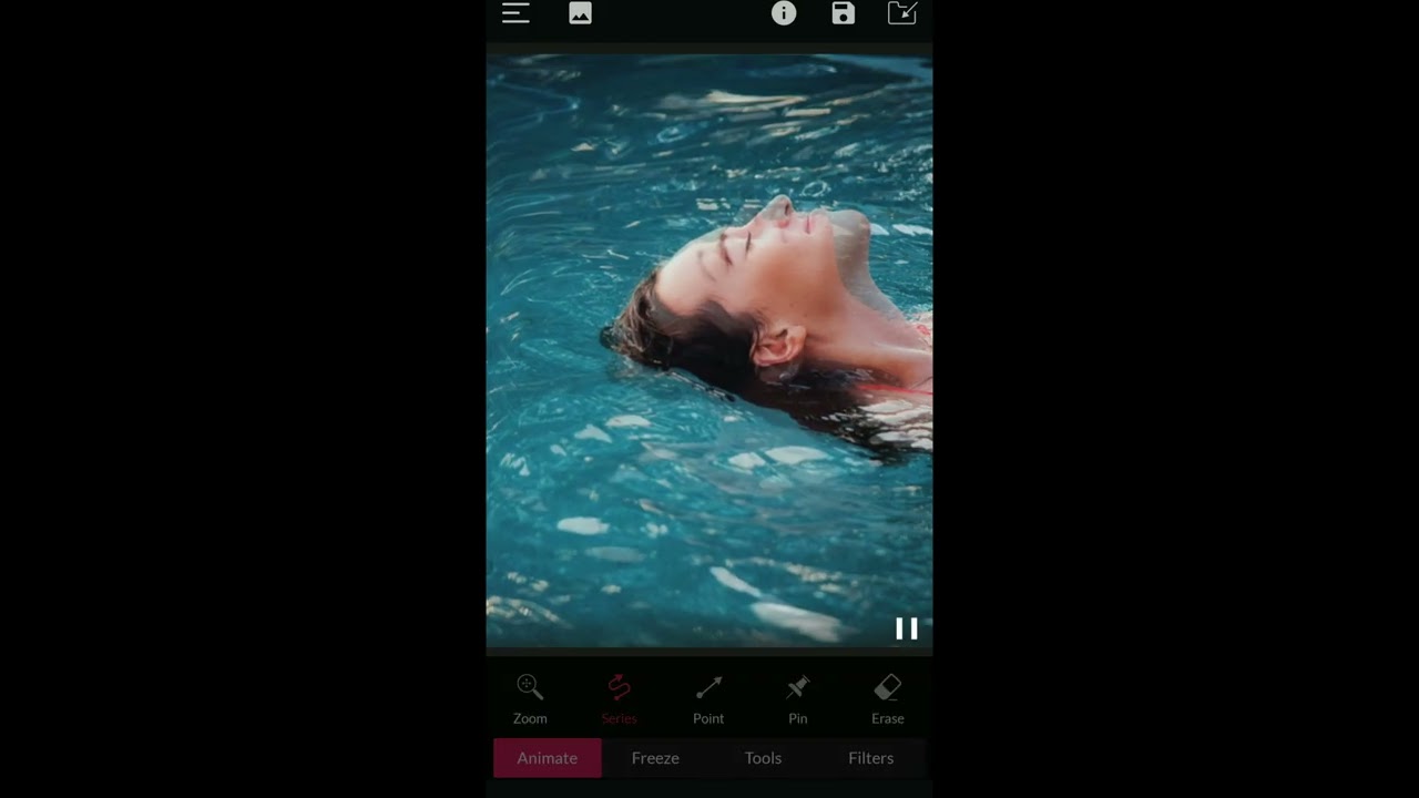 How to apply motion effects in still photos using PixaMotion Android App