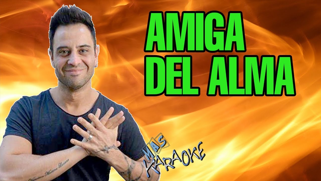 Sabroso - AMIGA DEL ALMA | Karaoke cuarteto con letra