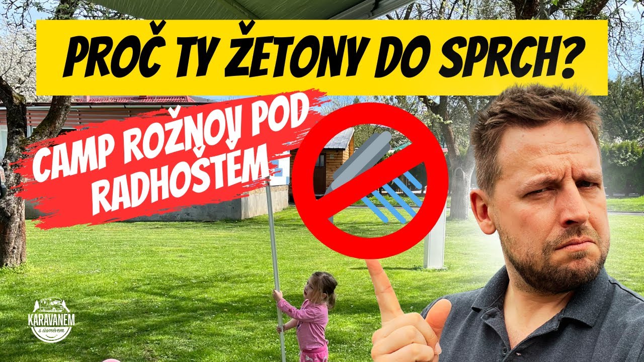 Recenze a prohlídka kempu Camp Rožnov pod Radhoštěm. Ach ty žetony do sprch