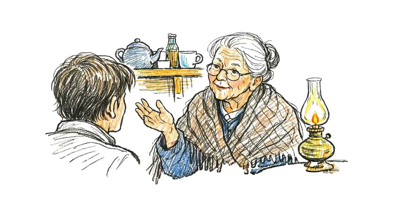 The Girl From the Ruins of Wolfsburn… Read Aloud Story 🥶🌙 | The Overcoat by Ruskin Bond | By GolpoAI