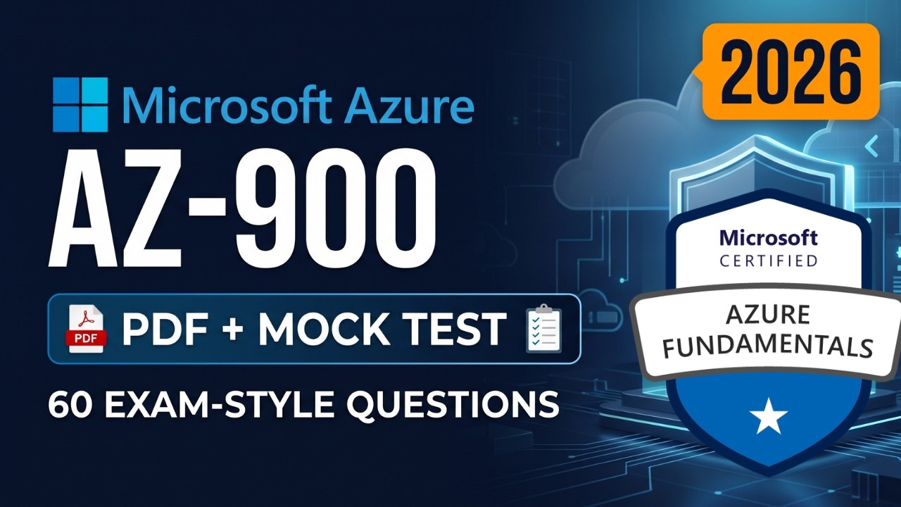 Test pr&oacute;bny AZ-900 2026 | 60 pytań &mdash; ile z nich rozwiążesz poprawnie?
