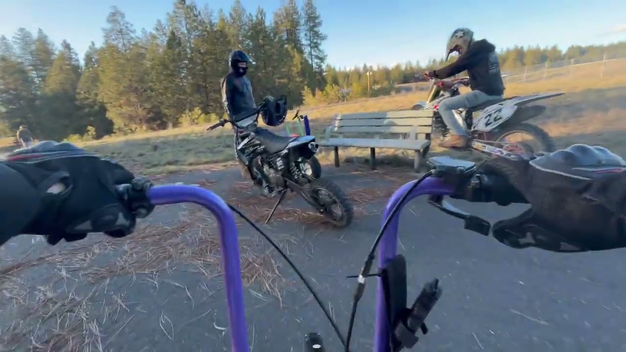 Small rideout on the trail 