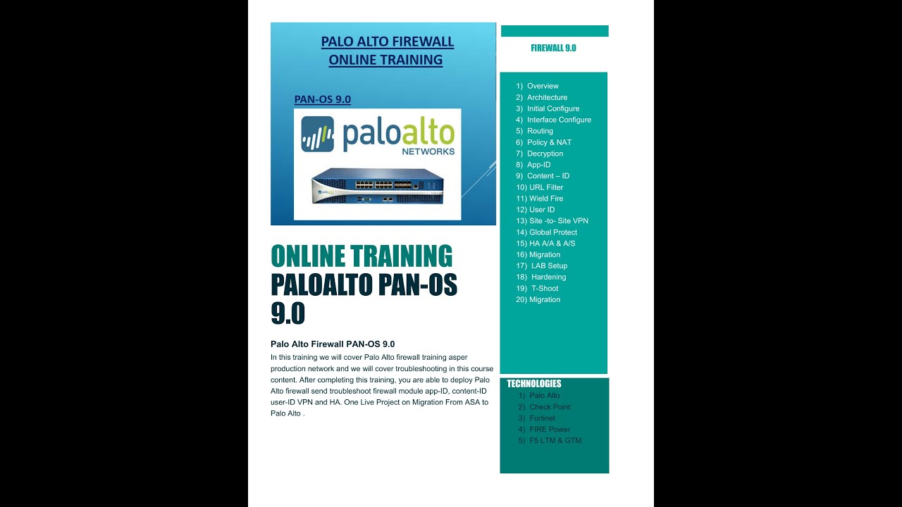 Firewall Training Session 04