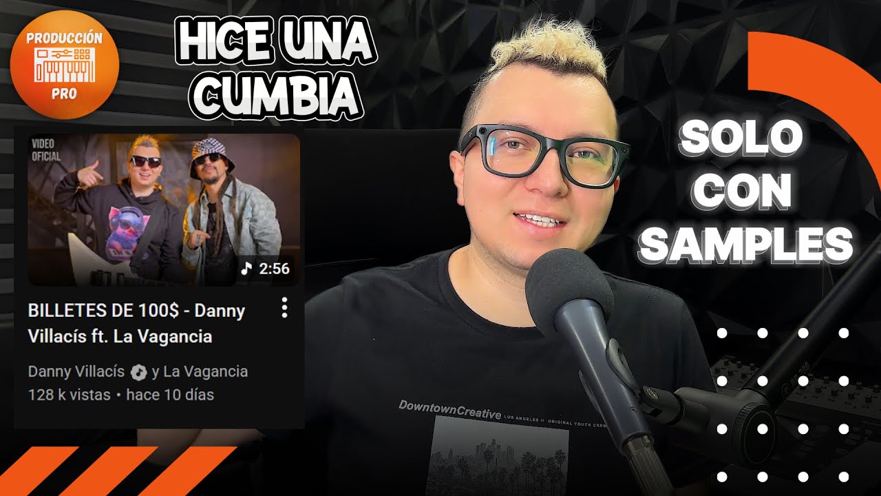 Hice una CUMBIA VIRAL usando solo SAMPLES | Kontakt 🎹