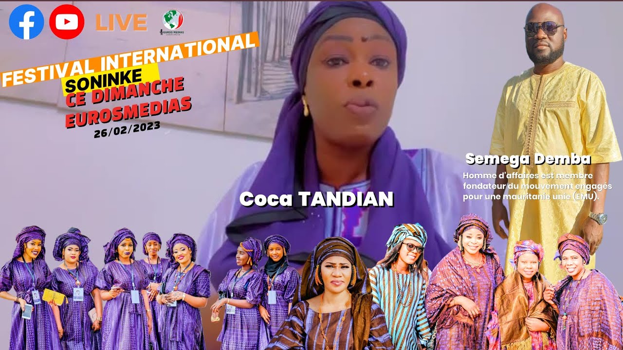 EUROSMEDIAS :  Coca TANDIAN et Semega Demba FISO 2023