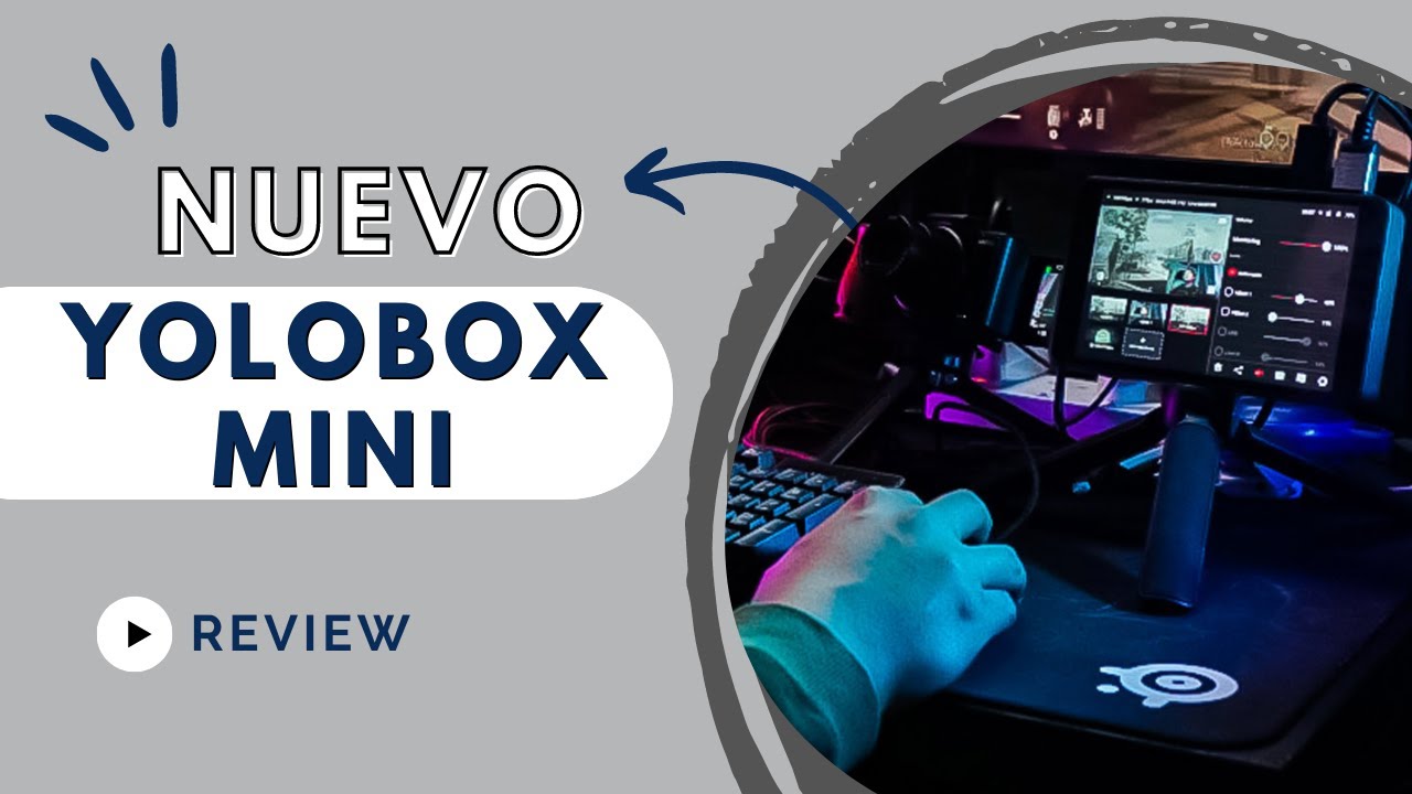 💥​El nuevo YoloLiv YoloBox Mini Ultra-Portable All-in-One Streaming en vivo Encoder y Monitor