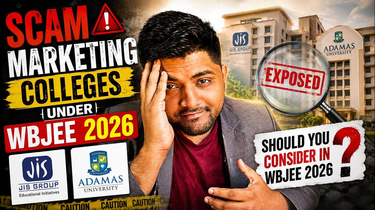 Scam Placement data by WBJEE 2026 Colleges | Adamas | JIS University | Brainware