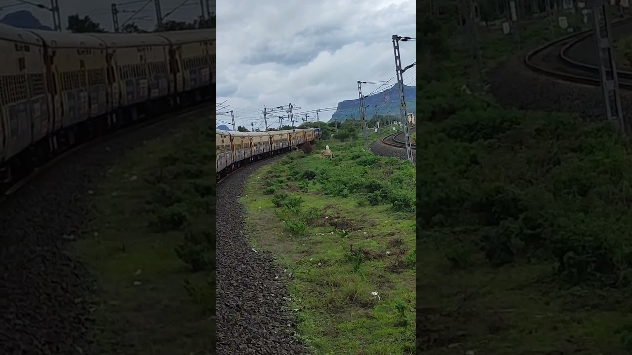 Indian railway! Ajanta express arrived in ankai railway station.#indianrailway @railwaydream88