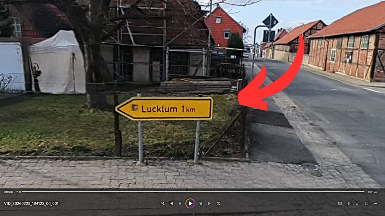 Eine Radtour durch Lucklum  (4k UHD) 30fps Bitte die Videobeschreibung.