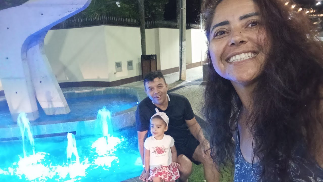 Decoração de Natal em águas de Lindóia.
