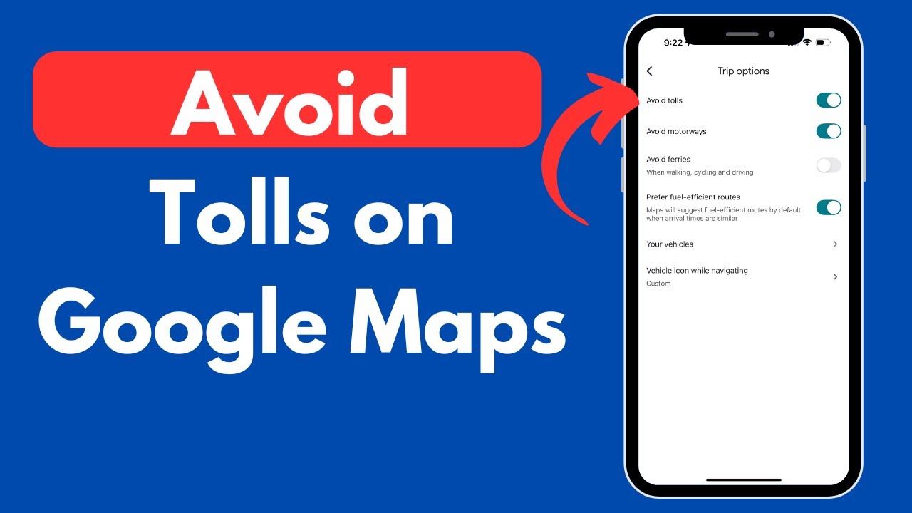 How to Avoid Tolls on Google Maps (Quick & Updated)