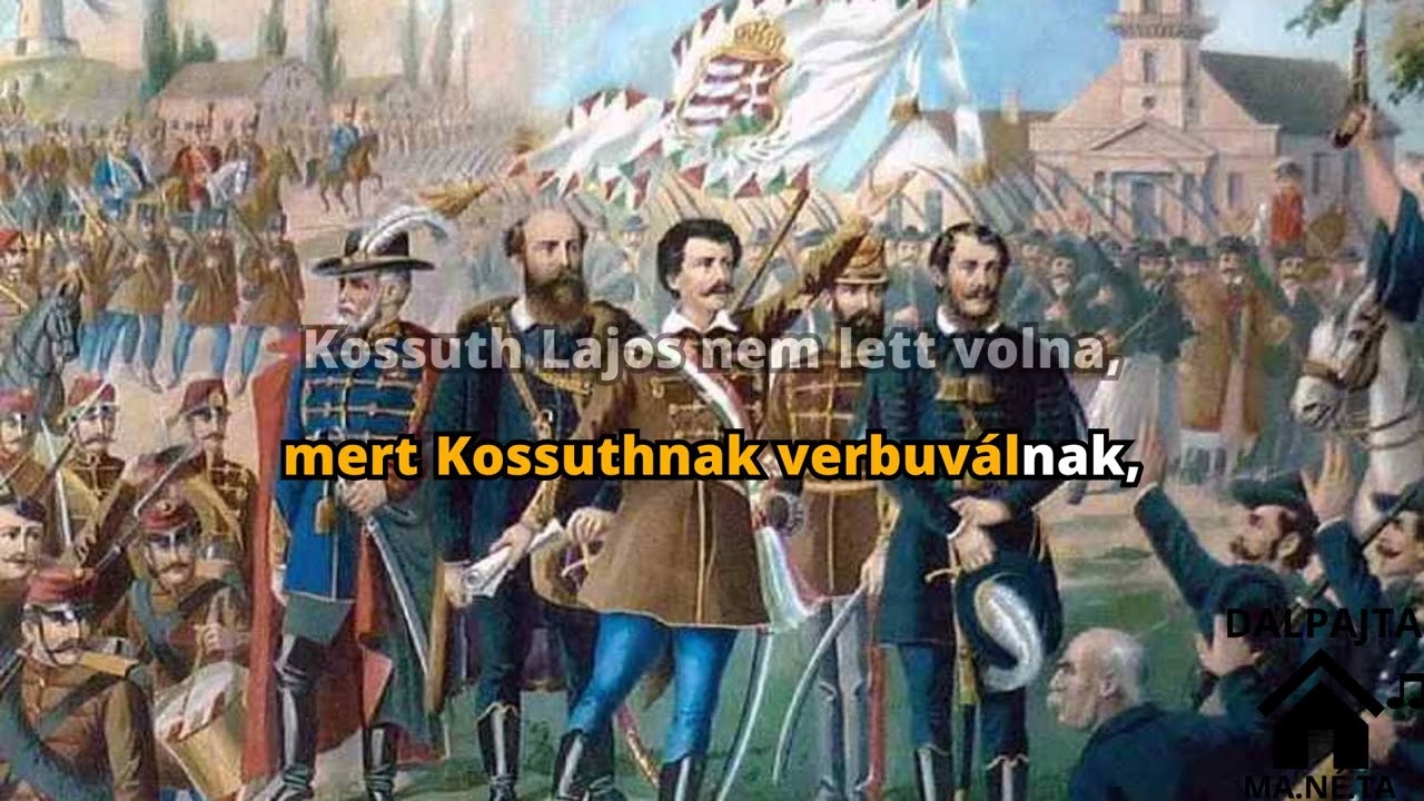 Most szép lenni katonának karaoke video