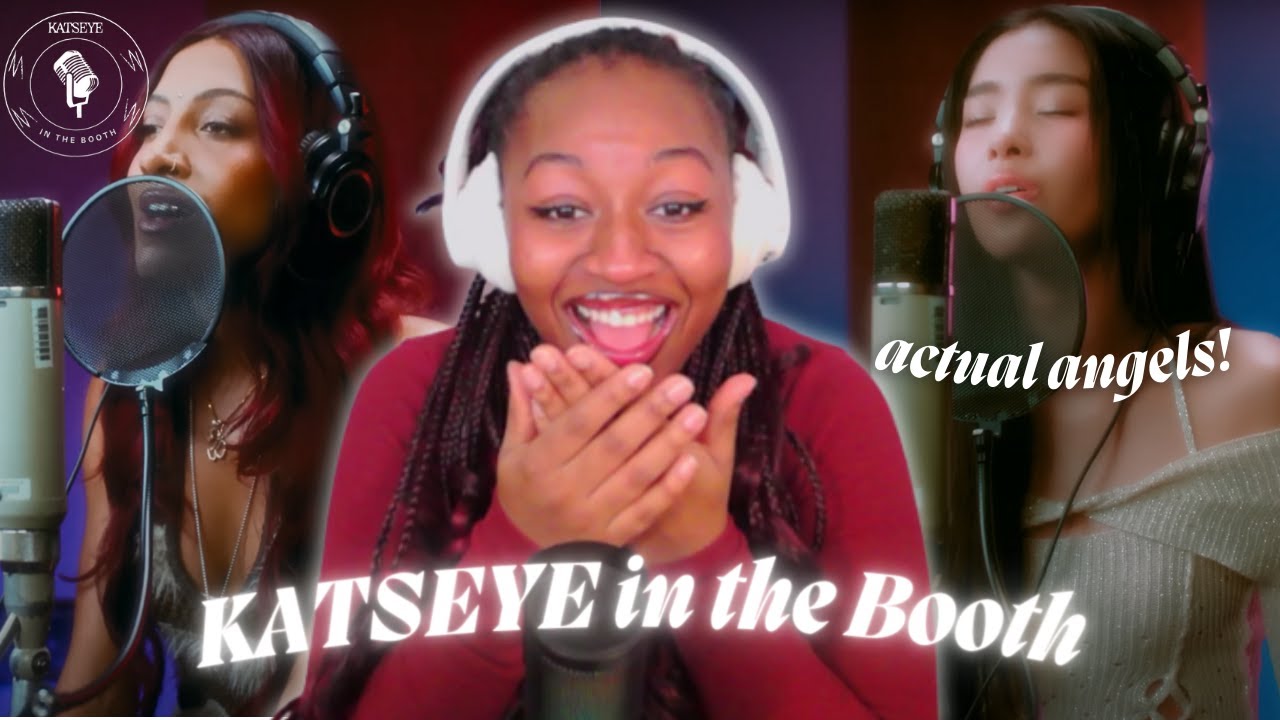 ANGELIC!! | KATSEYE in the Booth: Lara & Sophia Covers | REACTION