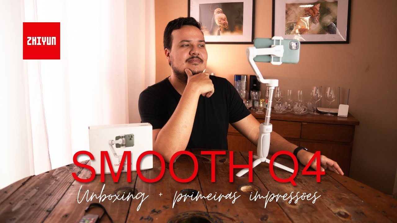 [Unboxing] Zhiyun Smooth Q4 - O MELHOR GIMBAL para CELULAR de 2022