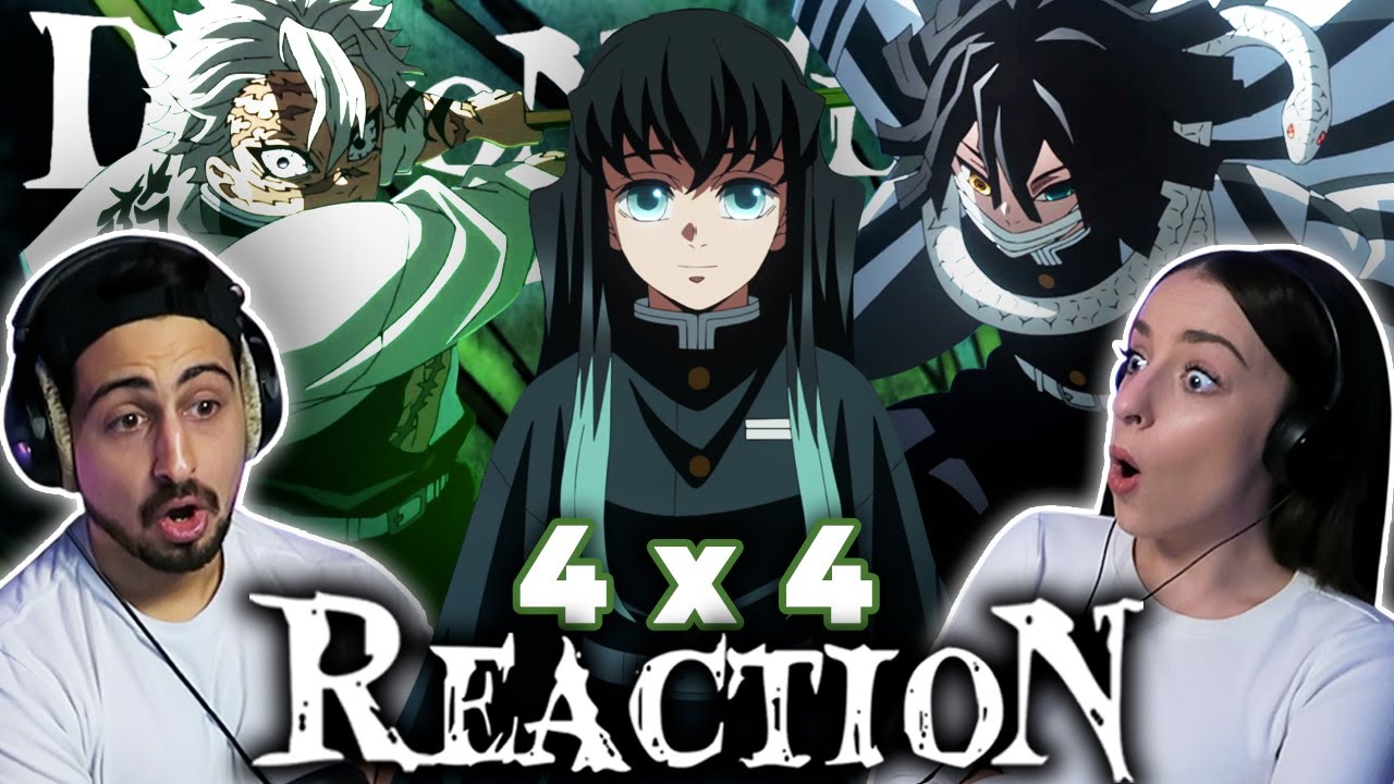 THE HASHIRA'S FIGHT! LFG! 🔥 Demon Slayer 4x4 REACTION!