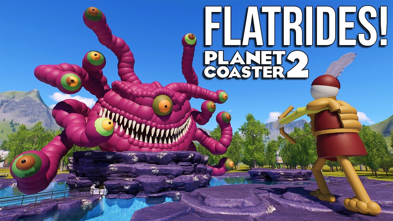 More INCREDIBLE Custom Flat Rides!: Planet Coaster 2