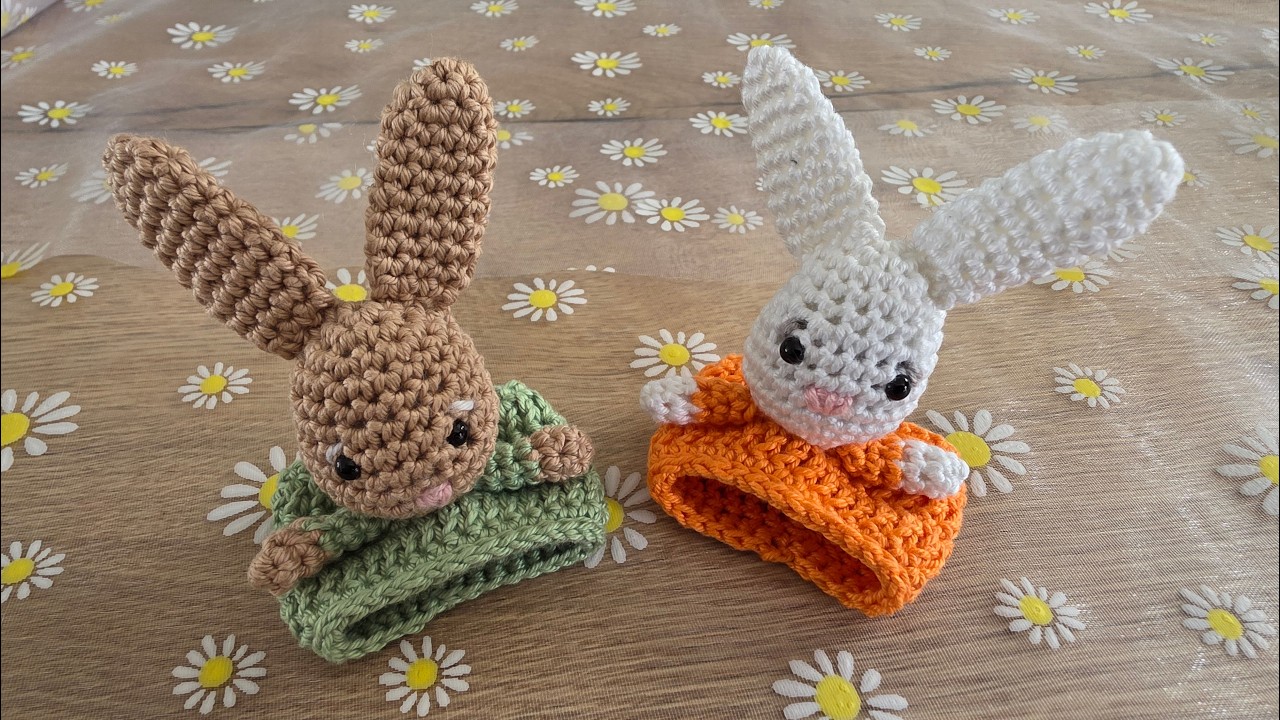 Rond de serviette Lapin Pâques
