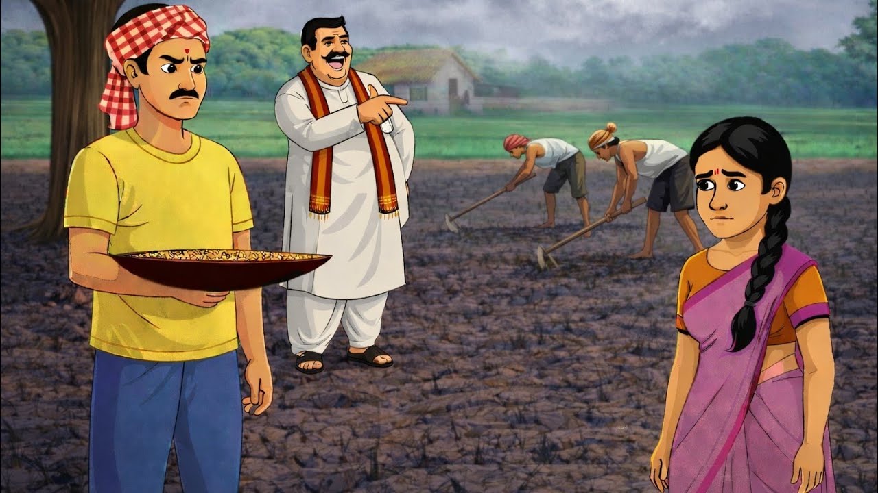 मेहनती किसान की कहानी: सच्ची लगन का फल | हिंदी कहानी | Hindi Moral Story | Cartoon Kahani