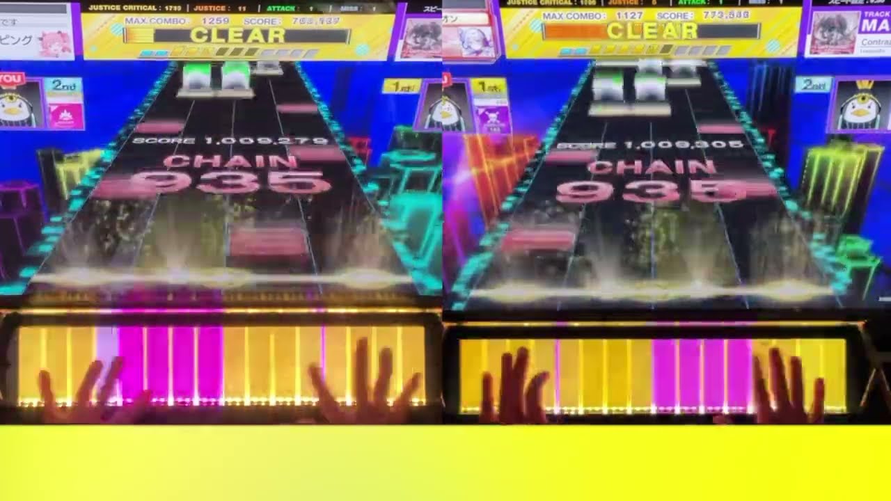 【殴り合い】kohvsらおかさん、ガチ対決【CHUNITHM】
