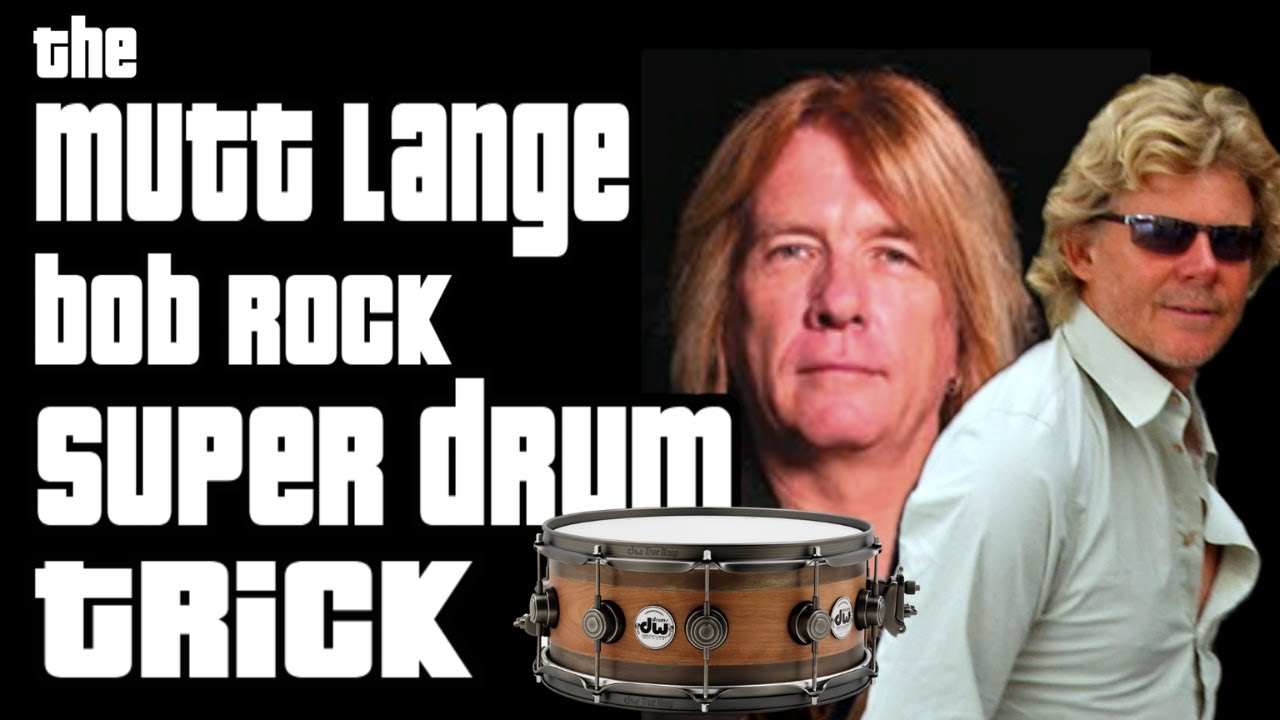 Mutt and Bob Rock Drums in Less Than 1 Minute