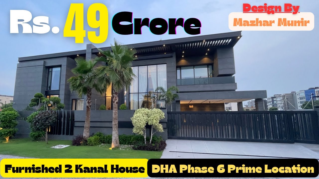 Luxurious 2 Kanal Fully Furnished House For Sale DHA Phase 6