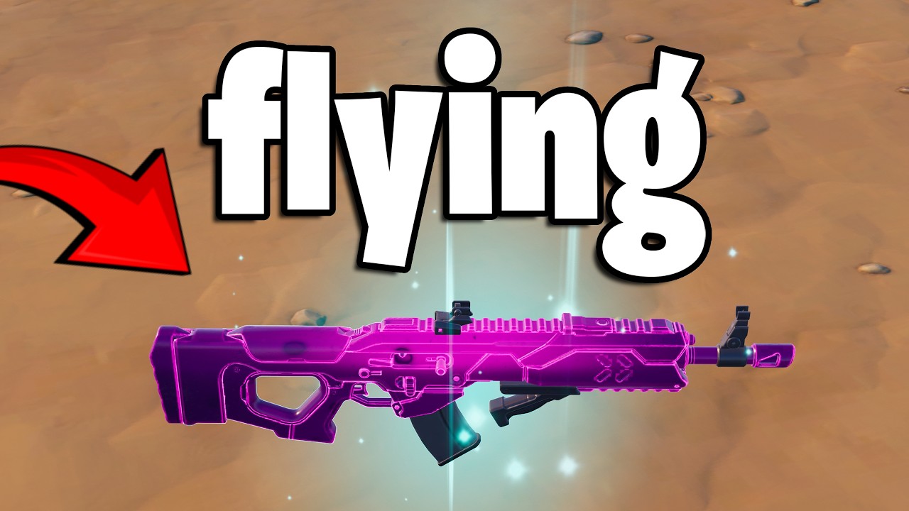 so fortnite added FLYING...